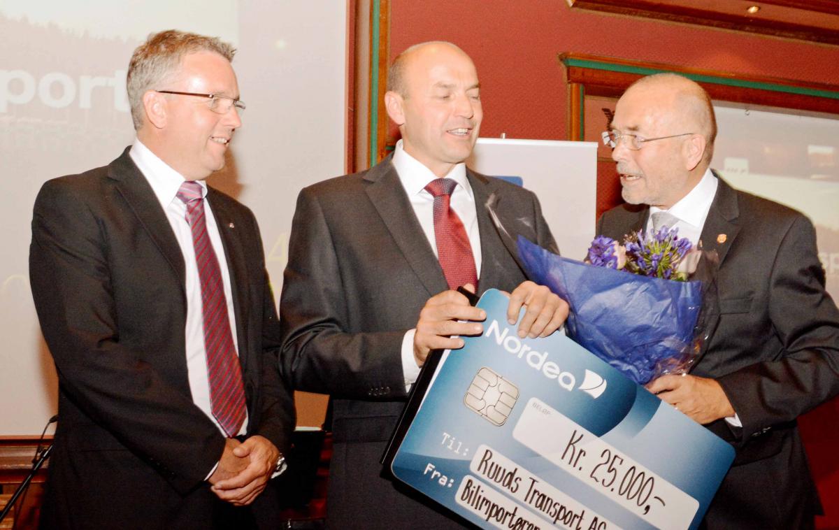 Transportørpris til Ruuds Transport