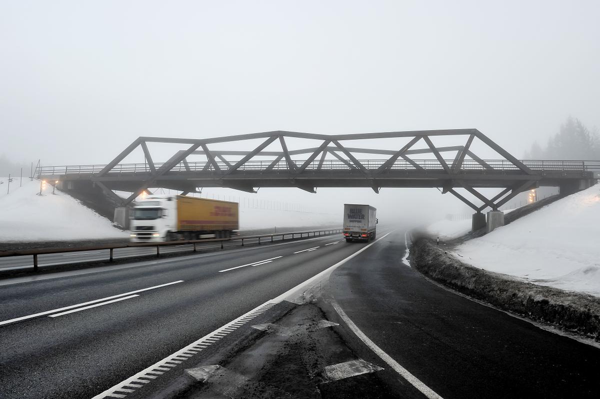 Stenger tre limtrebruer