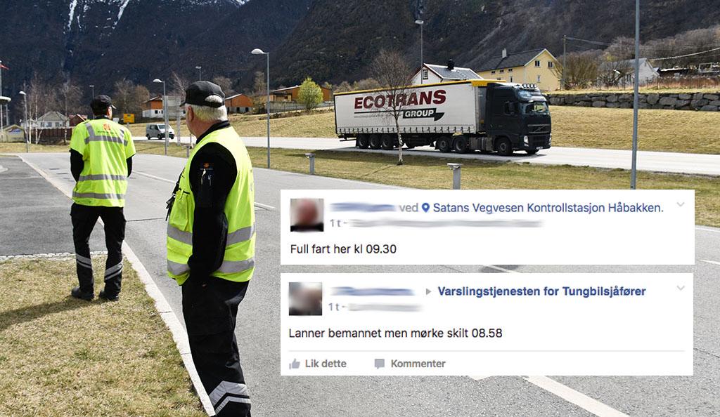 Varsler kontroller på Facebook