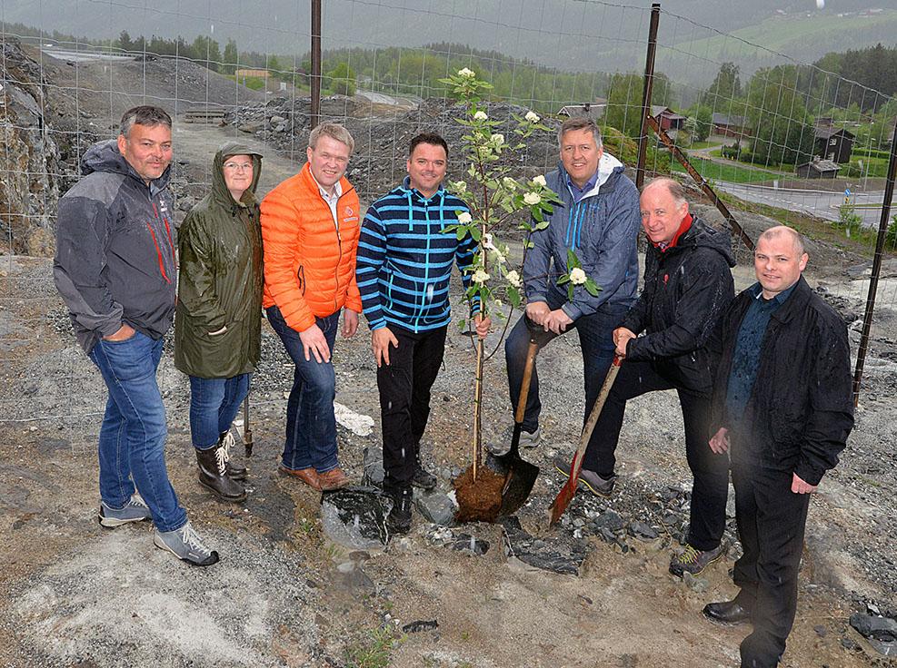 Savner komplett E6: Planter trær i protest