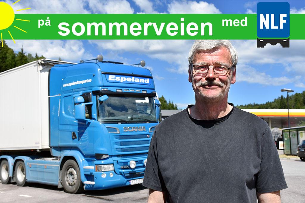 En kvitrende glad yrkessjåfør