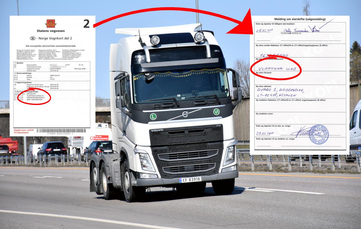 Flyttet biler fra Vlantana Norge til moderselskapet i Litauen etter tilsyn
