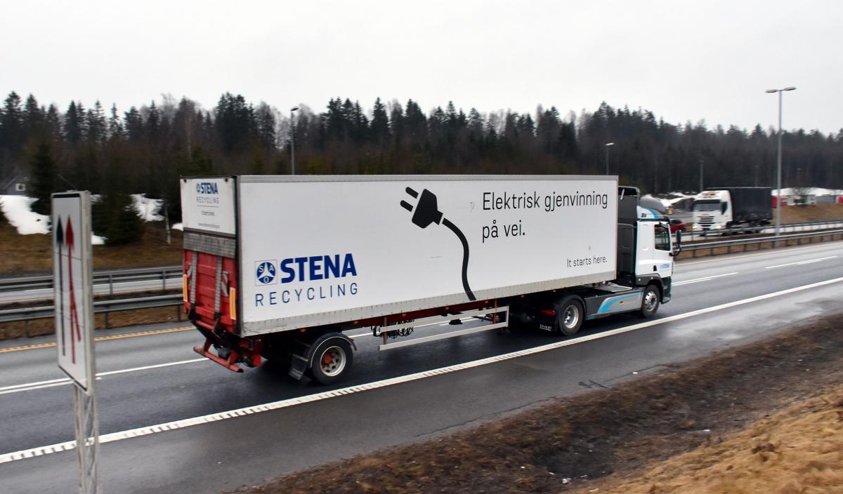 Antall elektriske lastebiler registrert i 2019: 1