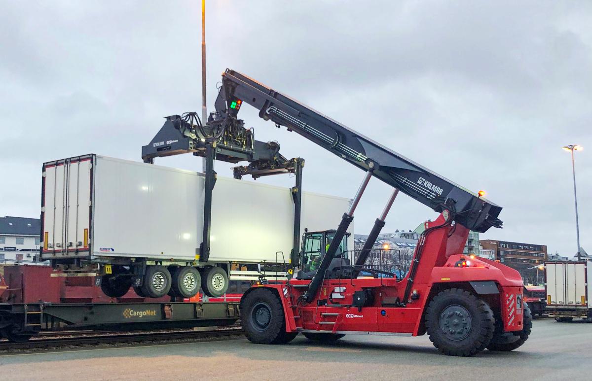 – En historisk dag for varetransport i Nord-Norge