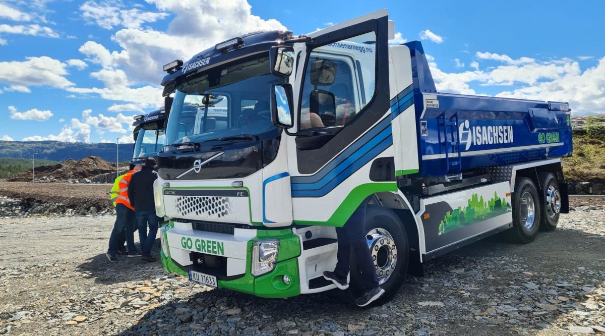 Isachsen Gruppen har kjøpt sine første el-lastebiler