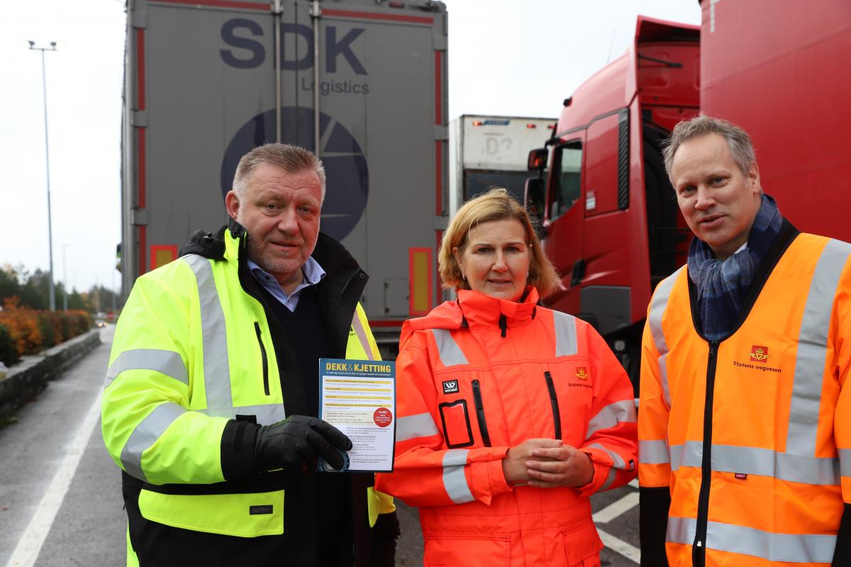 Samferdselsministeren på NLFs kjettingdag