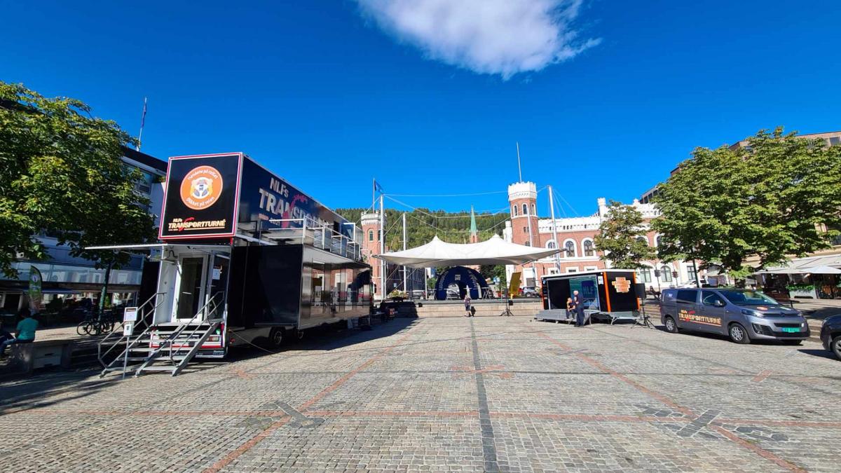 Siste østlandsstopp for NLF-traileren er i Drammen