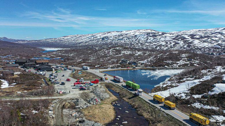 Viktig markering på Strynefjellet i går, og målet er krystallklart; Riksvei 15 over Strynefjellet skal inn på Nasjonal Transportplan!