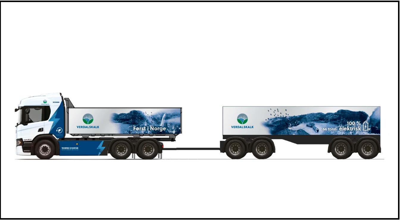 Dette selskapet er første i Norge med en 66-tonn elektrisk Scania
