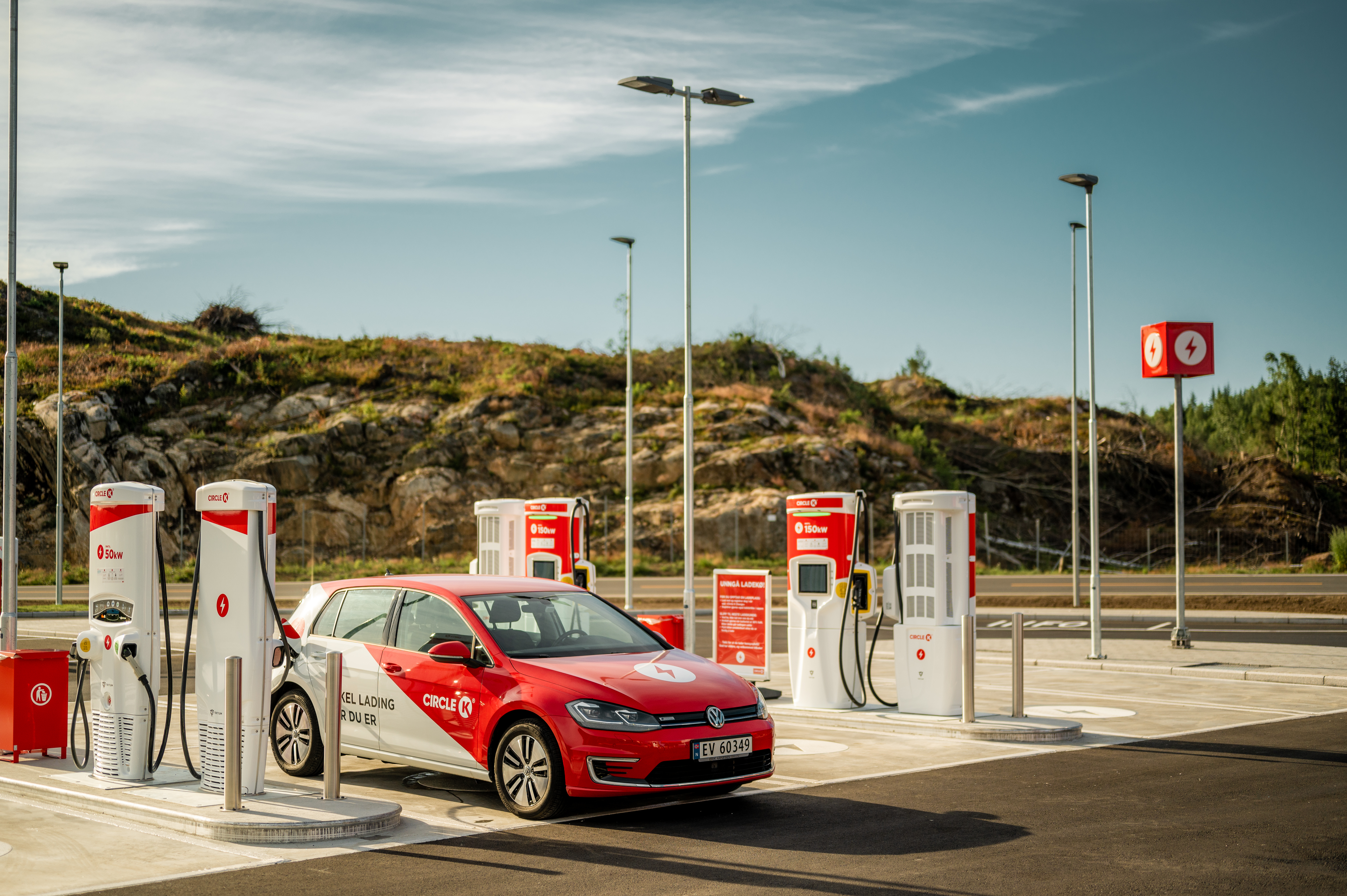 Circle K med ladeløsning til Transport-Formidlingen