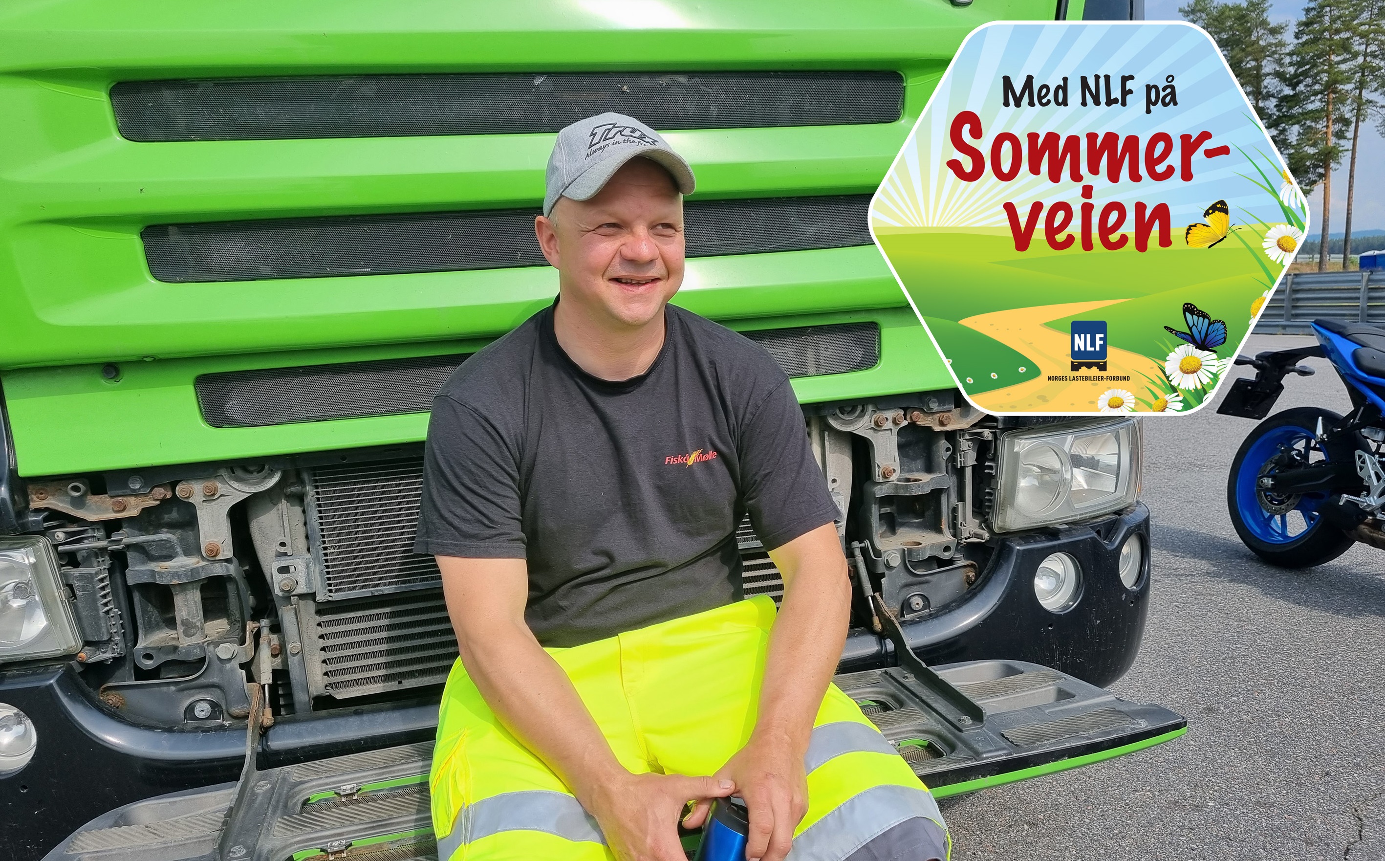 – De fineste dagene er når jeg kjører lastebil