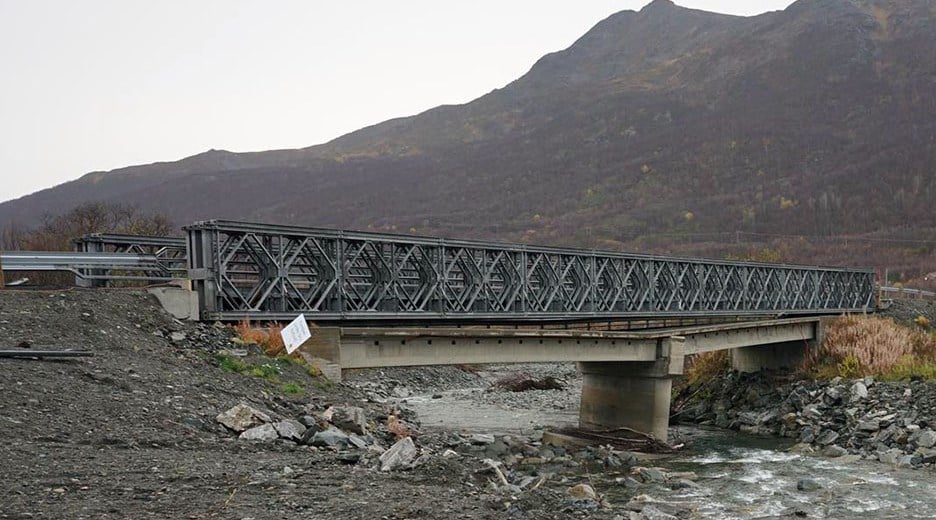 E6 i Badderen får ny midlertidig bru