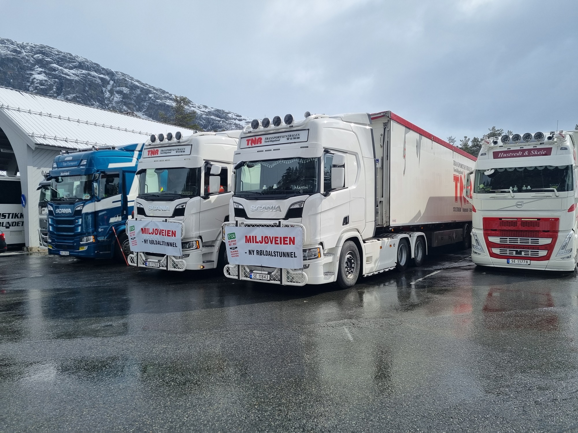 En 4,2 km lang konvoi for ny  Røldalstunnel 