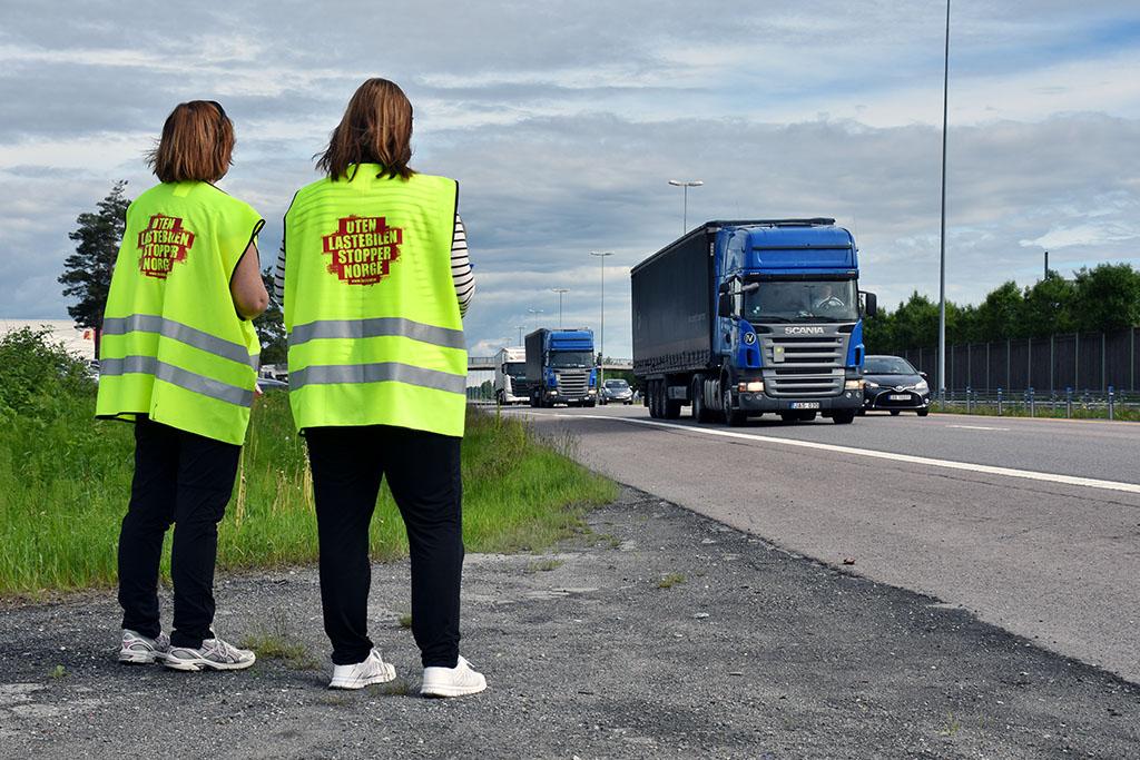 Flere utenlandske lastebiler