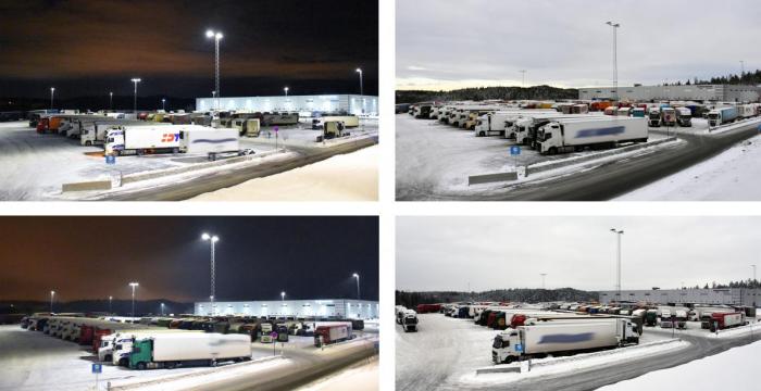 Her bor sjåførene i ukevis