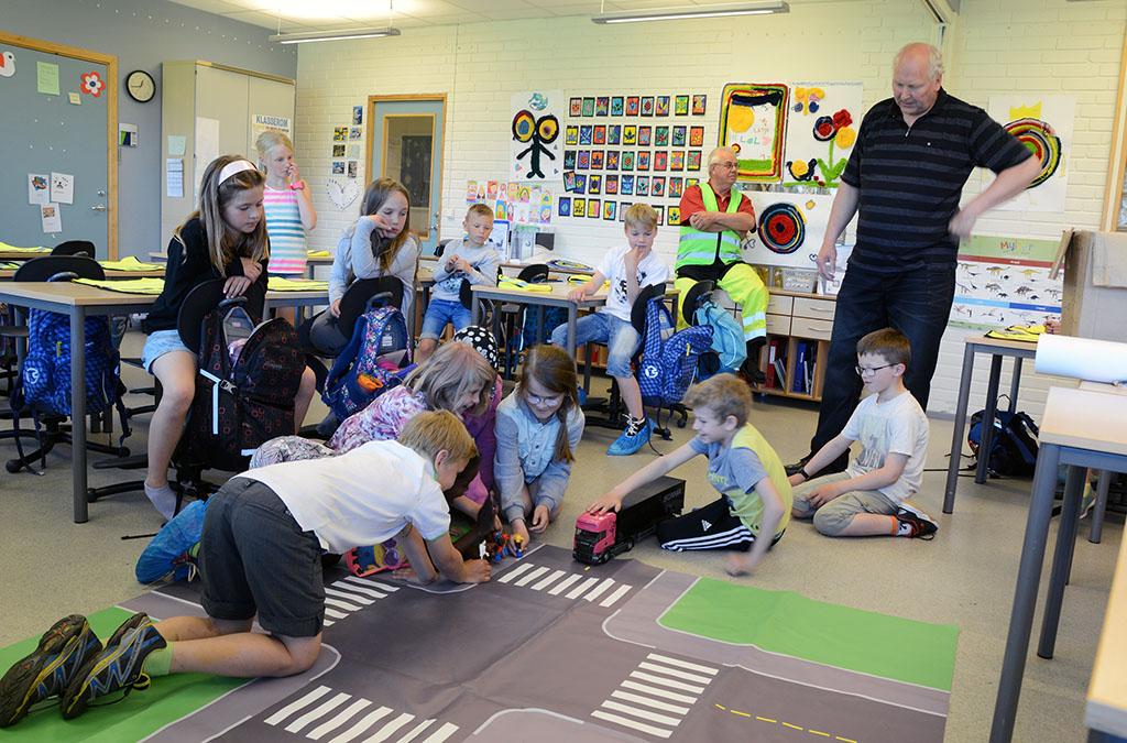 Rekordmange barn fikk trafikkopplæring i 2017