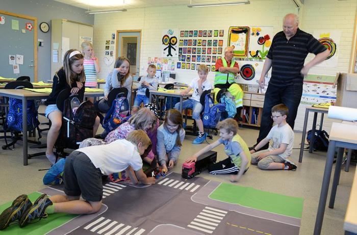 Rekordmange barn fikk trafikkopplæring i 2017