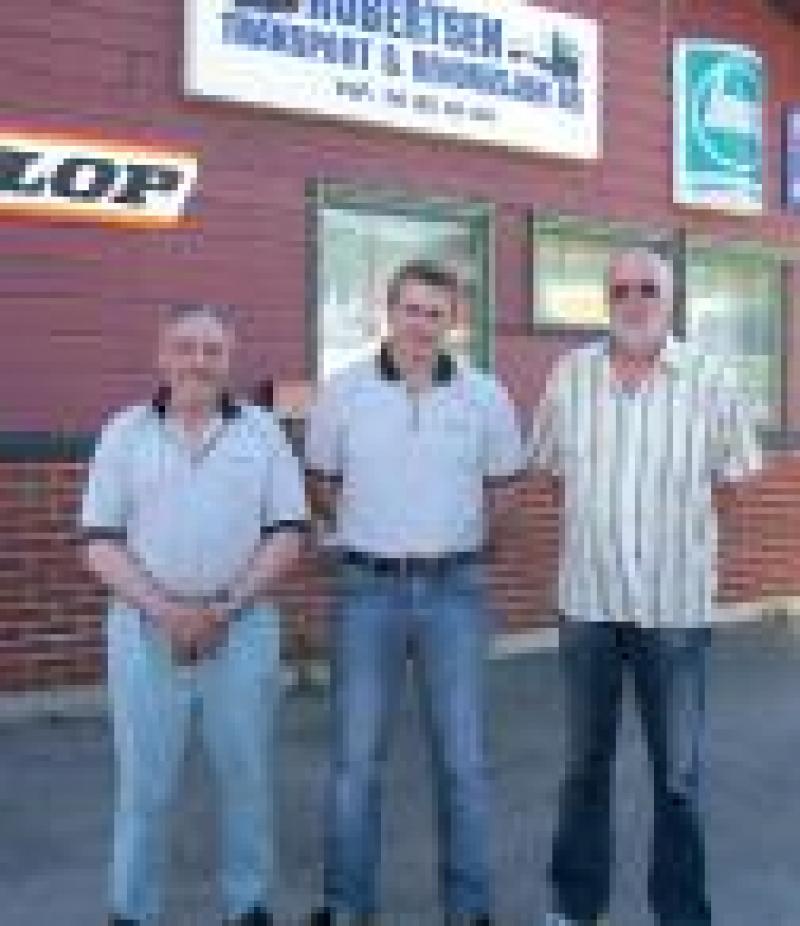 Styre: Fra venstre Haldor Robertsen, Kai Helge Robertsen og Oddmund Rognli