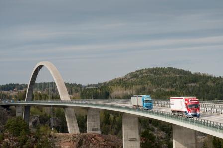 Over én av tre lastebiler er utenlandske