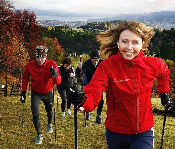 Gjennom såkalte Kom i gang-grupper blir det innført faste treningsdager med oppfølging via telefon og nett. Foto: AktiMed