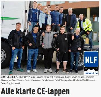 FAKSIMILE: Fra lastebil,no 12. desember 2014