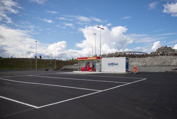 Den nye stasjonen har tre oppstillingsplasser. Foto: André Kjernsli