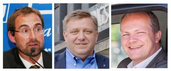 I PANELET: Michael Nielsen (t.v.). Geir A. Mo og Ketil Solvik-Olsen.