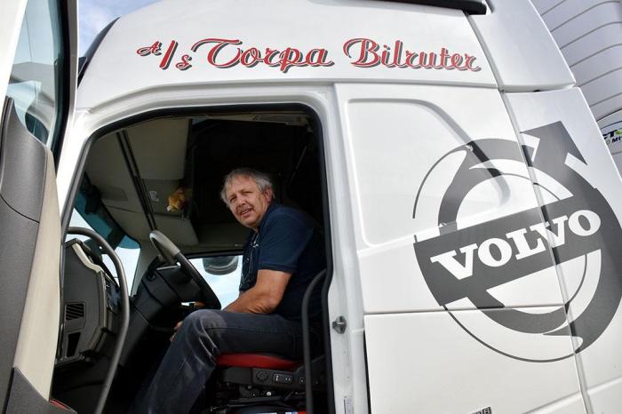 Geir kjører en fast rute fra Ålesund til Oslo to ganger i uka. Foto: Stein Inge Stølen