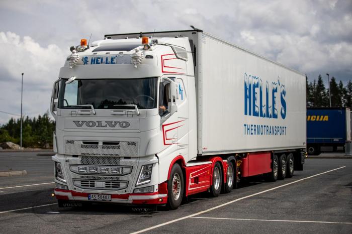 Uno passerer svenskegrensa ganske ofte, her ved grenseovergangen på Ørje. Foto: André Kjernsli