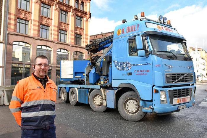 Slik ser virkelighetens julenisse ut. Tommy Pettersen frakter julegleden til Osloborgerne i år. Foto: Stein Inge Stølen