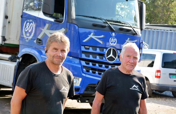 De siste ti årene har Kaugerud Transport blitt styrt av Torolfs sønn, Thormod Kaugerud. Foto: Lars Thorvaldsen