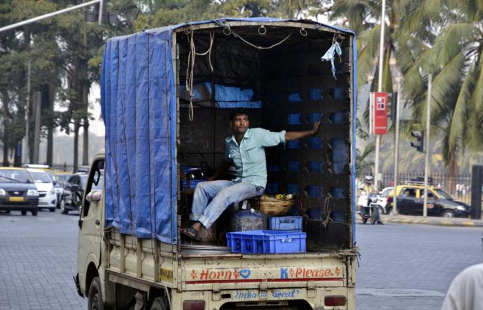 Hvordan ville Statens vegvesen her hjemme reagert på et slikt syn? Foto: Stein Inge Stølen