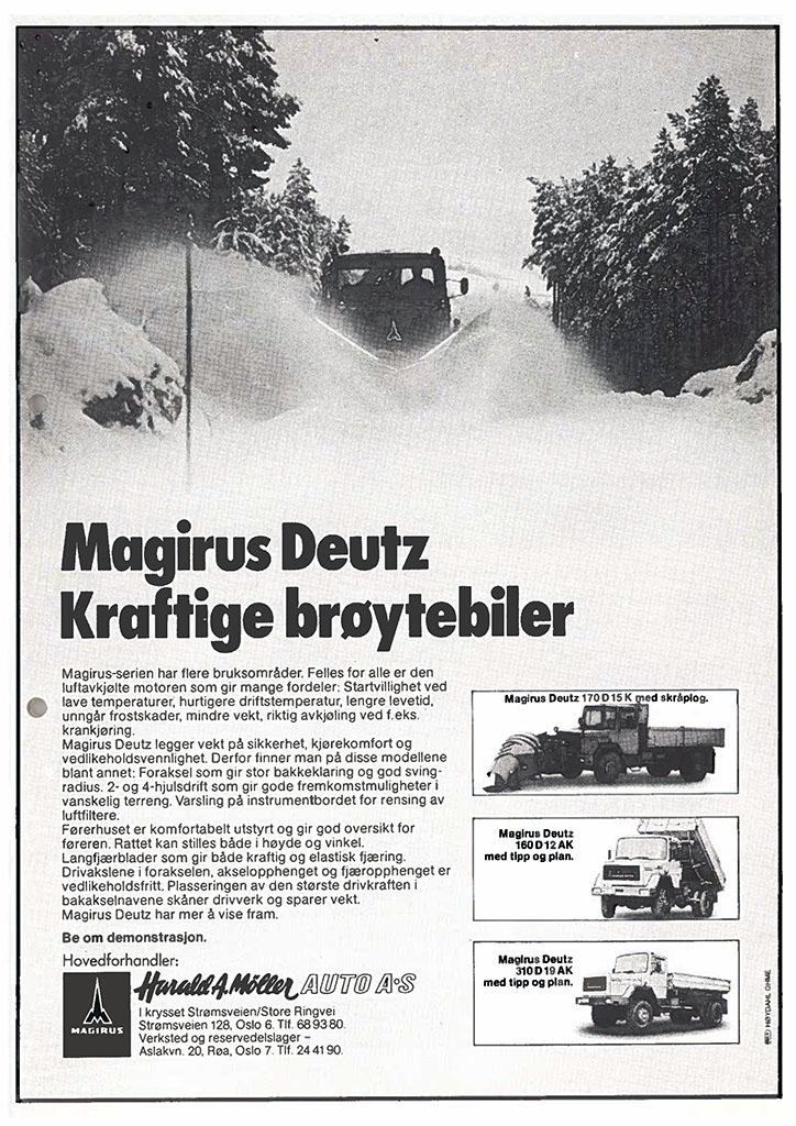 I disse juletider passer det bra med en brøytebil.