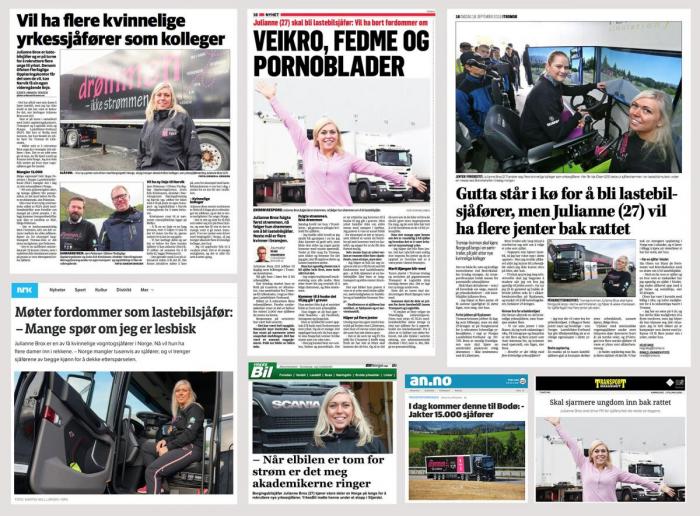 Turneen fikk enorm oppmerksomhet i både lokal- og riksmedia. Foto: Faksimile