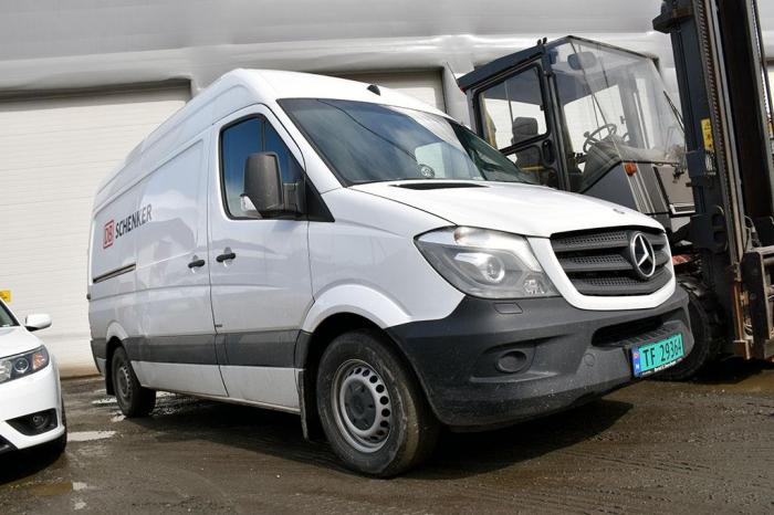 Også varebilene går på HVO. Foto: Stein Inge Stølen