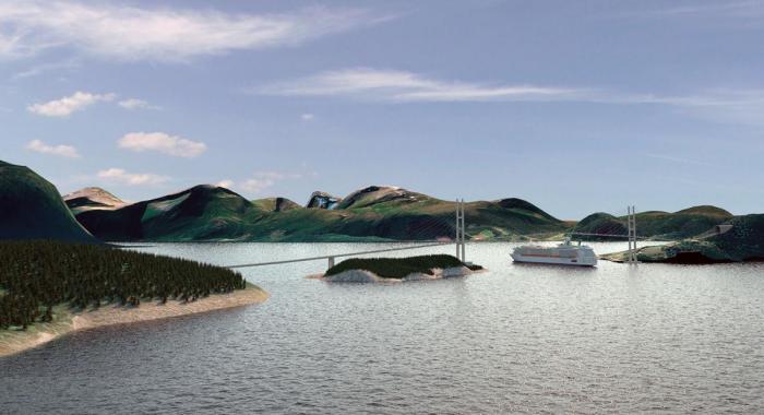 Romsdalsaksen fremstår som et kinderegg hvor kostnadene er lave, sikkerheten er høy og miljøgevinsten sterk. Foto: Romsdalsaksen / Nordwest 3D