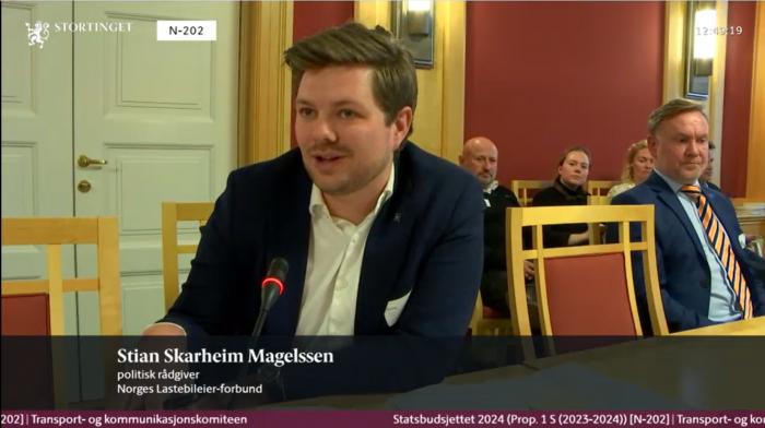 TRENGER DØGNHVILEPLASSER. – Et viktig tiltak komiteen kan komme med er å øremerke midler i statsbudsjettet til døgnhvileplasser på en egen post, sier politisk rådgiver i NLF, Stian Magelssen.