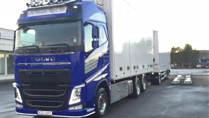 Fortsatt savnet: Denne lastebilen ble observert ombord på båten fra Karlshamn til Klaipeda og befinner seg sannsynligvis i Litauen nå. Foto: Privat