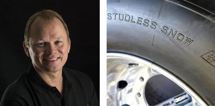 Til venstre: Torleiv Haukenes i Dekkmann. Til høyre: Dette dekket er merket med 