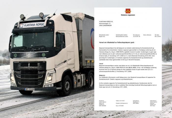 I begynnelsen av desember kom nådestøtet fra Statens vegvesens løyveseksjon. De varslet at samtlige løyver ville bli trukket tilbake. Foto: Stein Inge Stølen