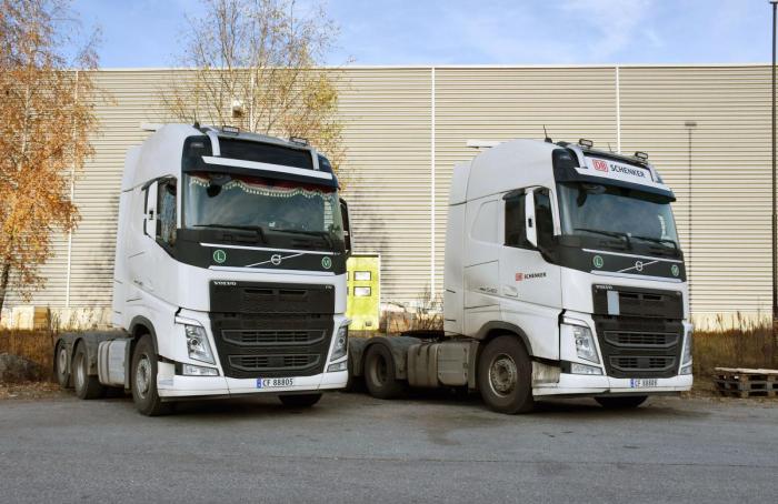 Vlantana Norge kjører med profilerte biler for Schenker. Foto: Stein Inge Stølen