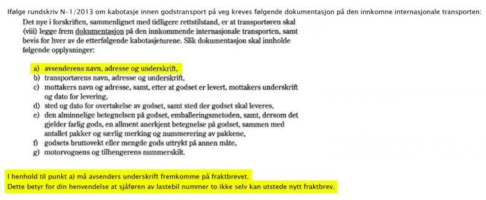 Skjermdump av e-postkorrespondansen mellom Vegdirektoratet og Vlantana.